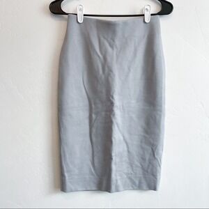 L'agence pencil skirt dusty blue elastic waistband